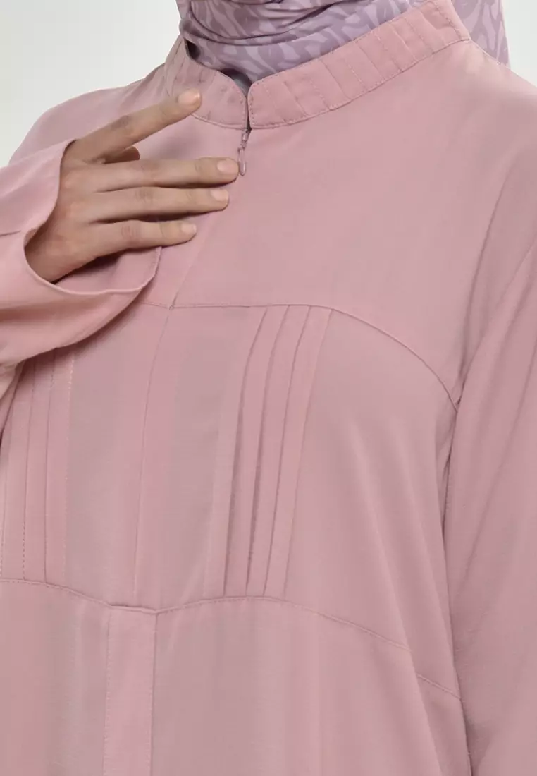Rabbani - Gamis Dewasa Dresslim Bita Dusty Pink Exclusive