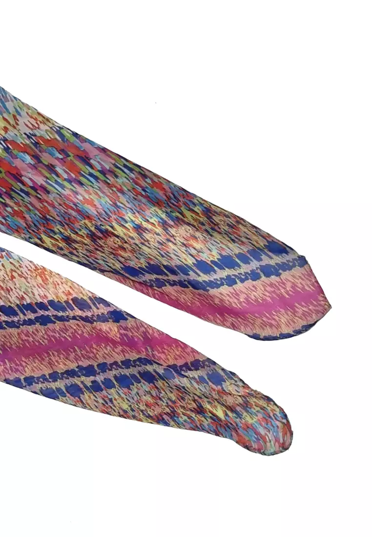 Sylva Printed Scarf Blue