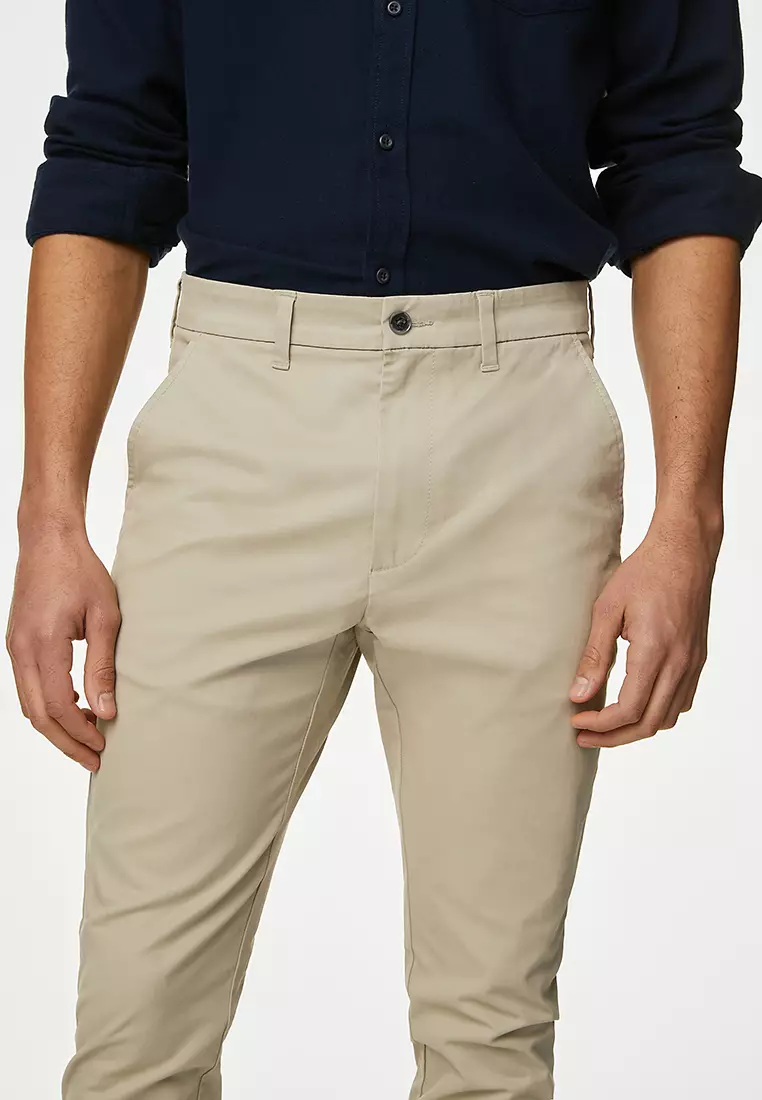 Skinny Fit Stretch Chinos