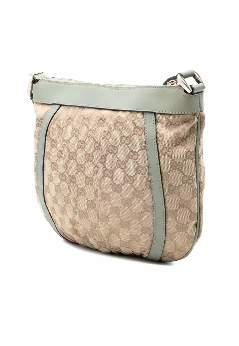 Pre-Loved Gucci Gg Canvas Abbey D Ring Crossbody