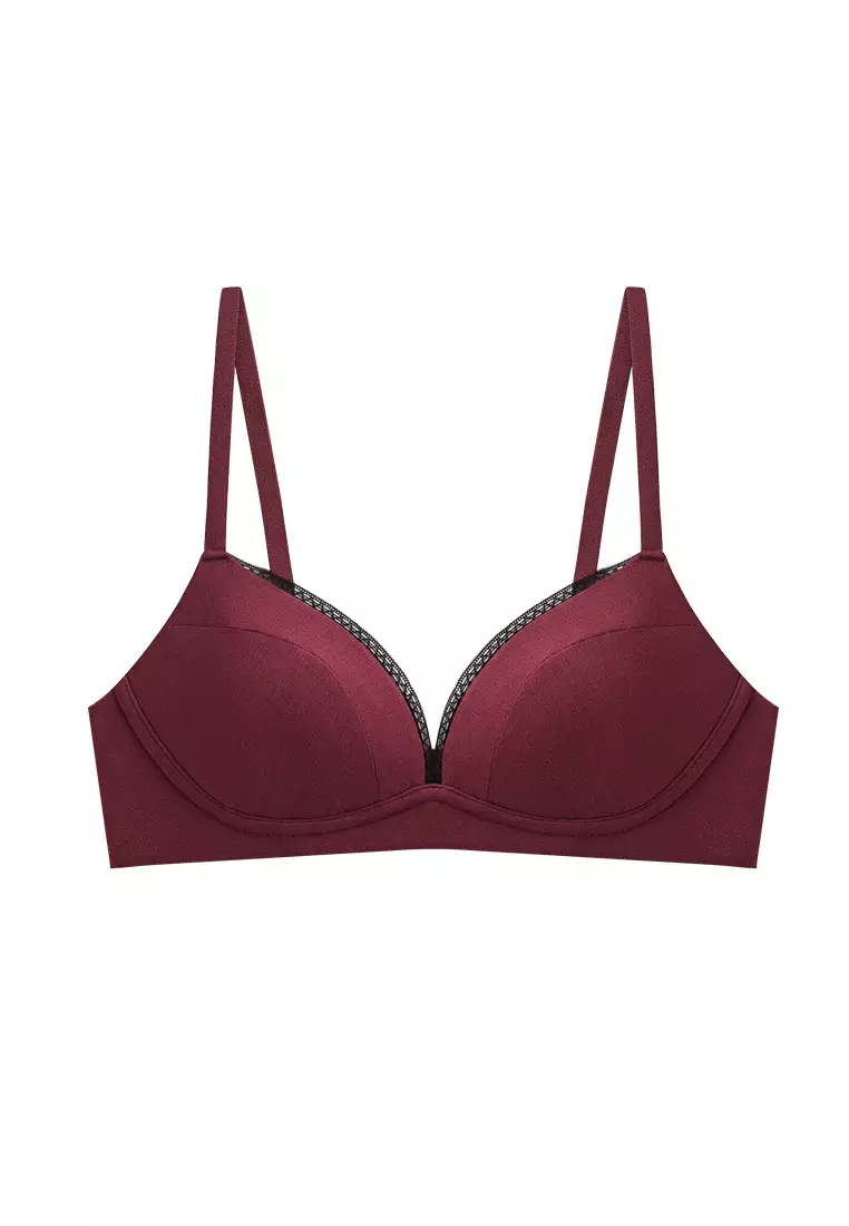 ZITIQUE Women's Sexy Non-wired Bra with Multi-ways Back Straps - Caramel  Red 2024, Buy ZITIQUE Online