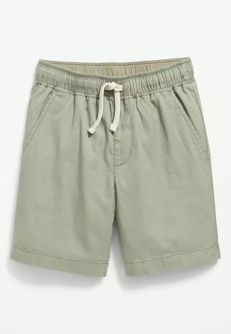 Twill Non-Stretch Jogger Shorts for Boys