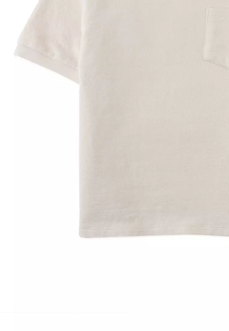 Scott French Terry Ringer Tee with Pocket