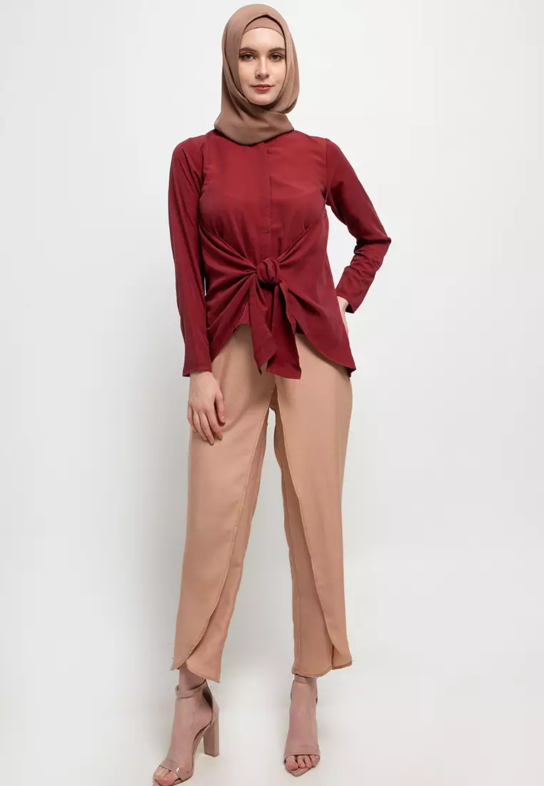 Yuva Blouse In Maroon