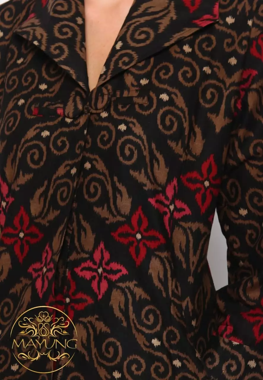 Tunik Batik Songket Abang Premium