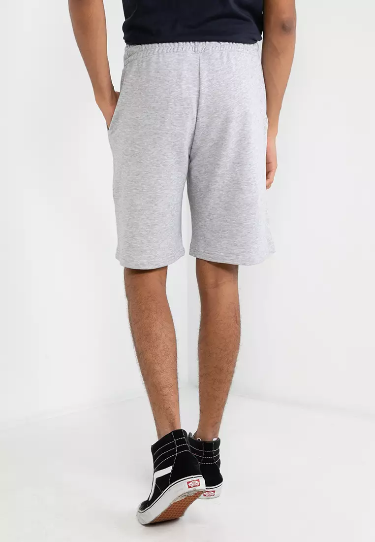 Mens grey deals fleece shorts