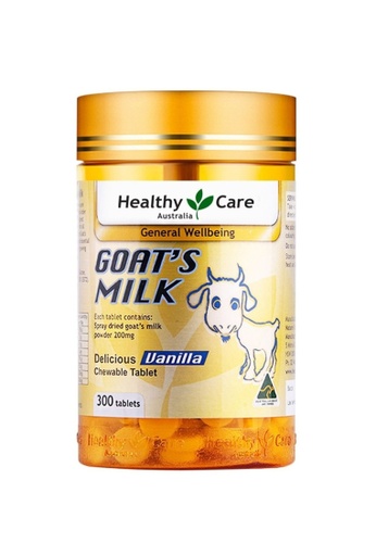 healthy care goat milk vanilla flavour chewable 300 tablets