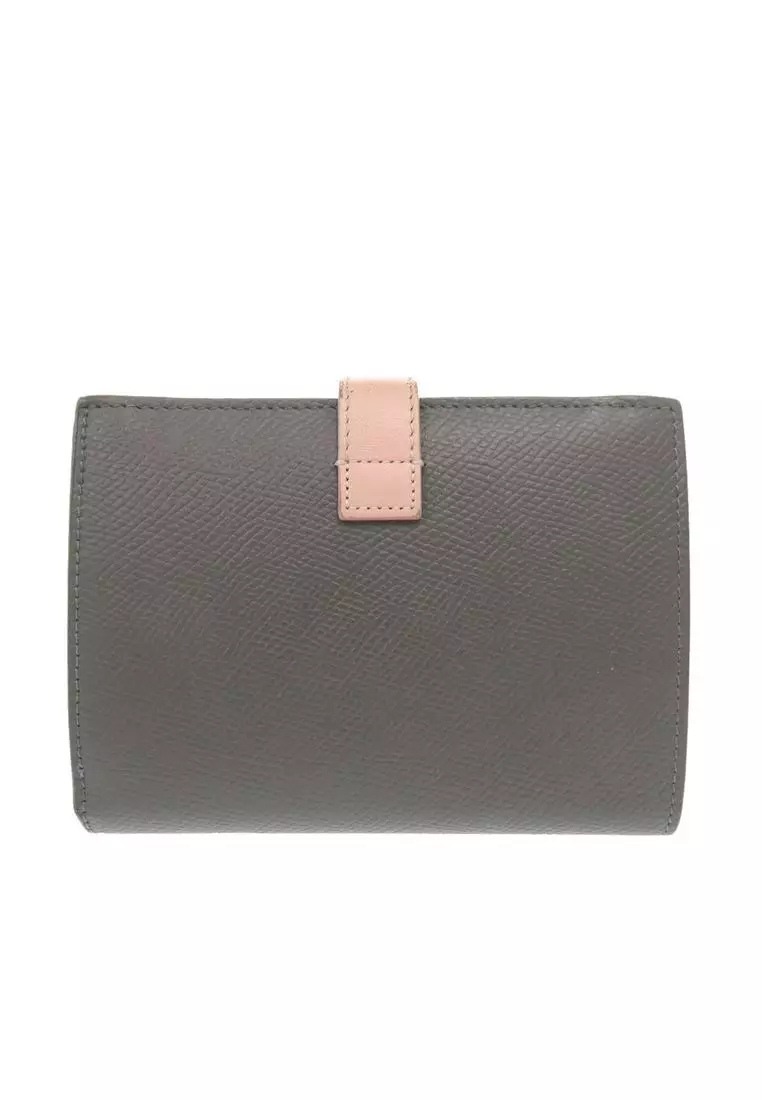 Pre-Loved Celine Leather Multifunction Strap Wallet