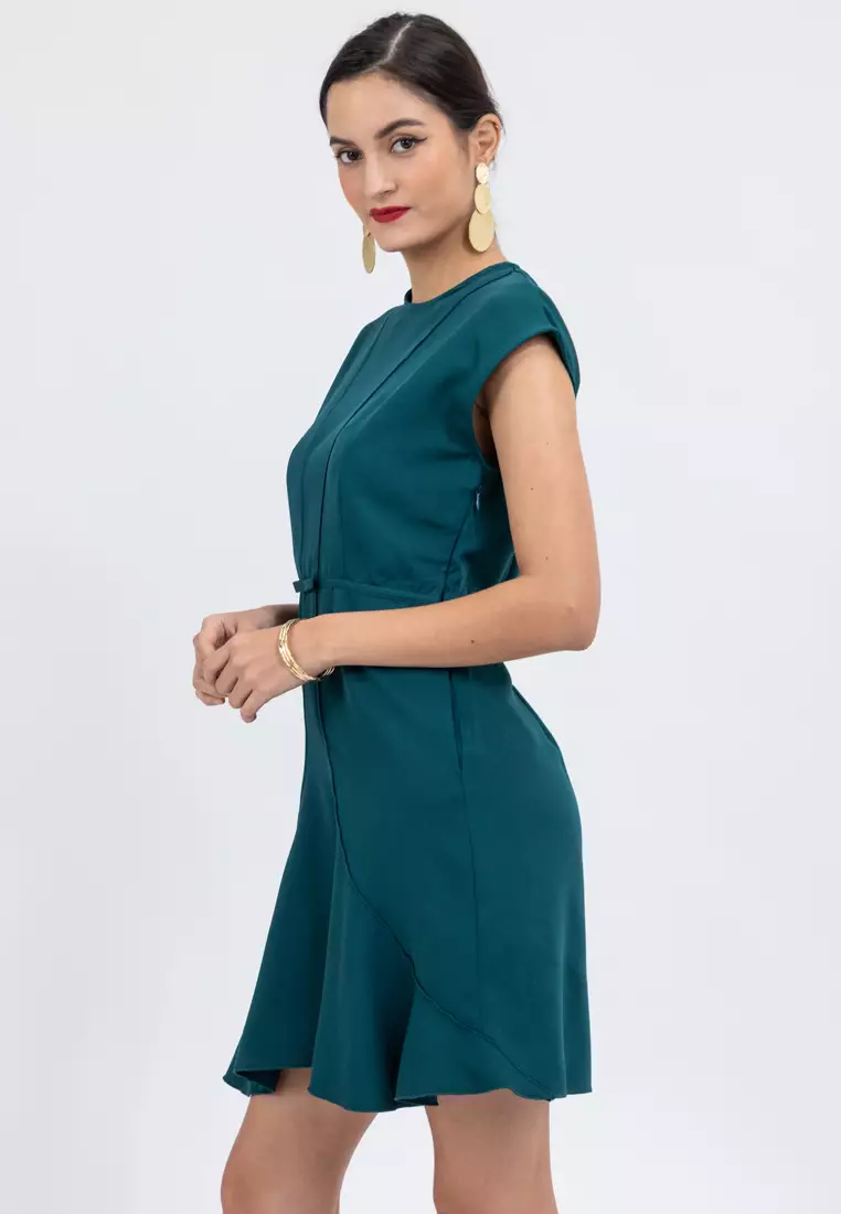 DOMINA Frill Hem Dress