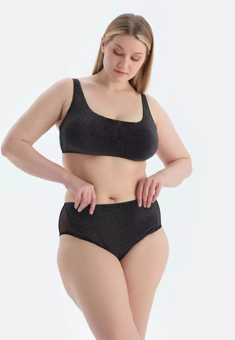 Dagi Brazilian Panty Für Damen – Regular Waist, Hipster-Schnitt, Blumenmuster, Ecru