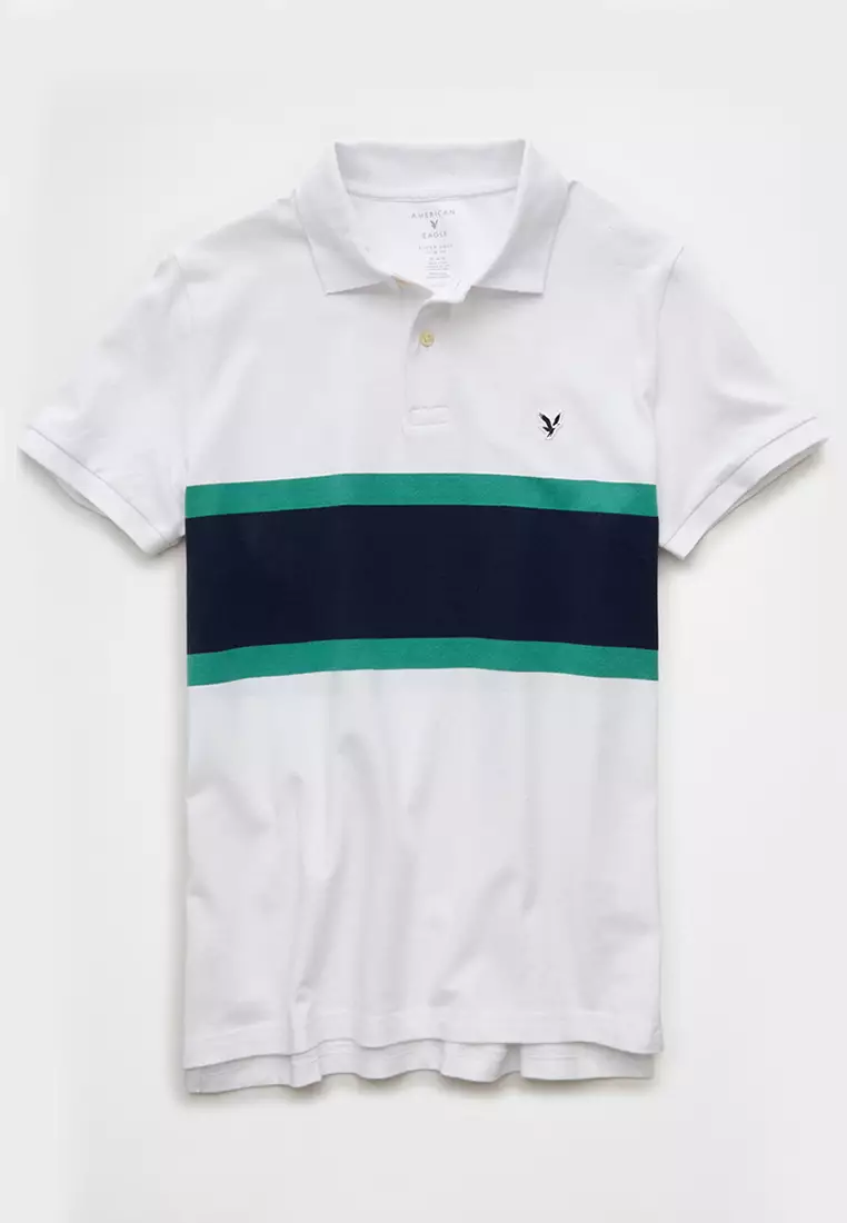 Slim Fit Stripe Polo Shirt