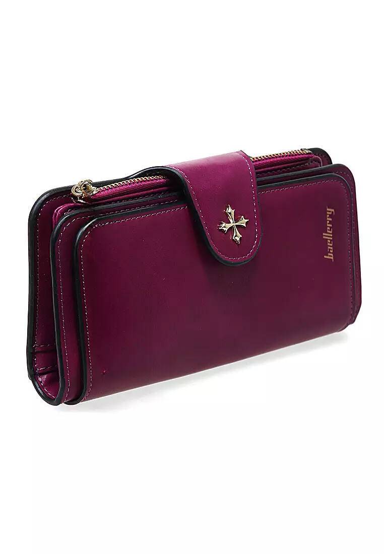 Dompet Wanita Model Panjang Long Wallet Many Slot Material PU Leather ORIGINAL