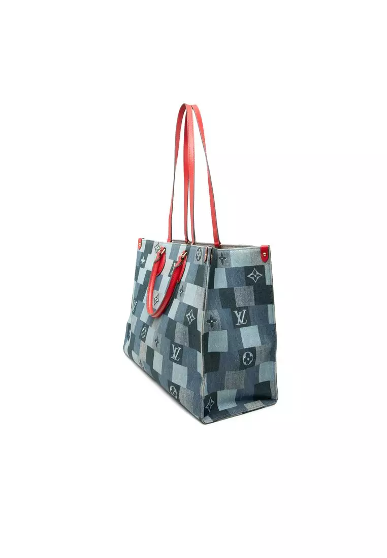 Pre-Loved Louis Vuitton Monogram Denim Onthego Gm