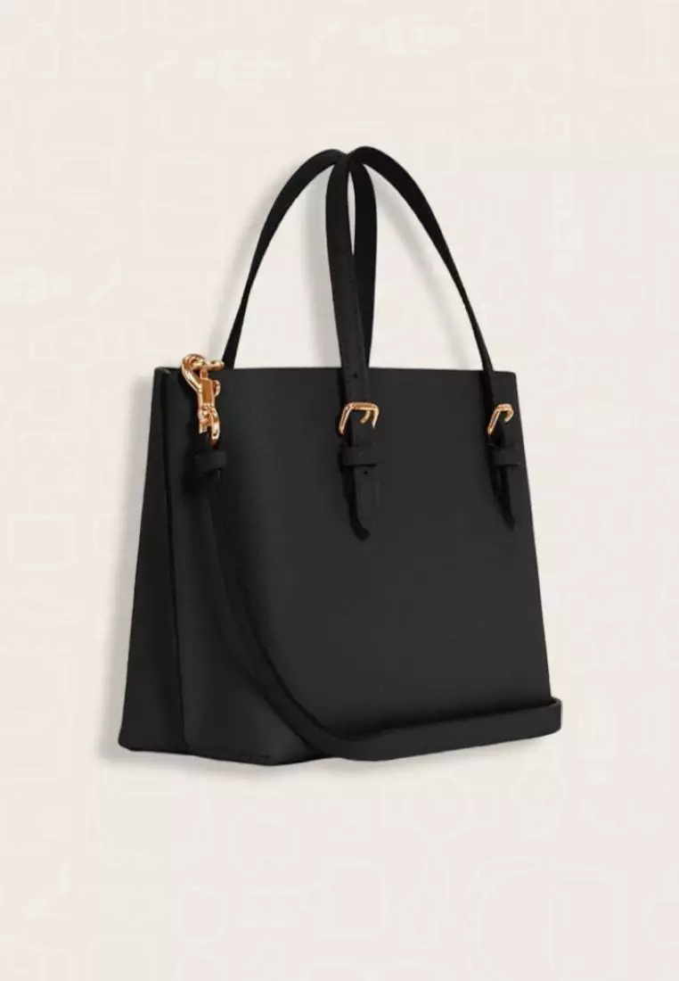 Coach Mollie Tote 25 Black True Red