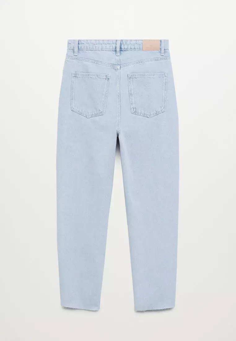 Cotton Mom-Fit Jeans