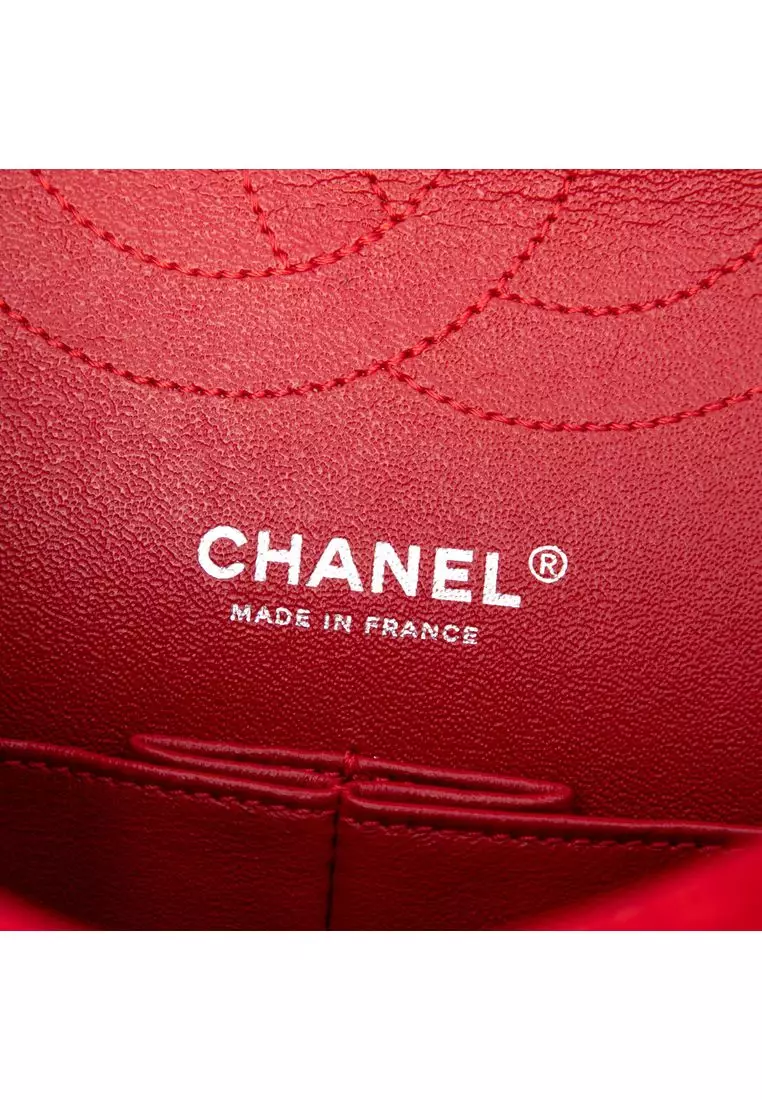 Pre-Loved Chanel Quilted Suede Reissue 2.55 Double Flap 225