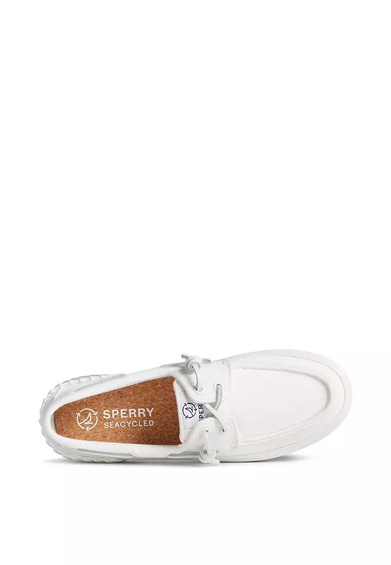 White sperry boat shoes womens top
