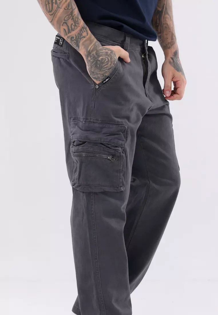 Twill Cargo Pants
