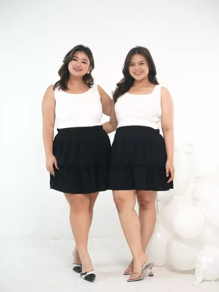 xtramiles Ladies skorts dottie skort black