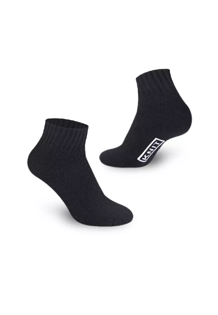 Knit Men’s Cotton Ankle 3-in-1 Thick Sports Socks KMSKG1
