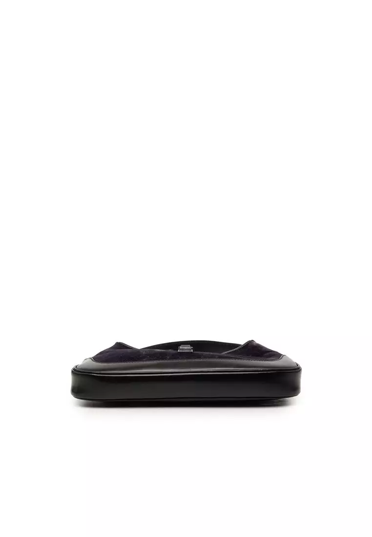 Pre-Loved Gucci Velvet Jackie Shoulder Bag