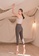 SKULLPIG grey [Cella] New Basic Capri Leggings (Cookie Charcoal) Quick-drying Running Fitness Yoga Hiking 585EFAA02F4C6BGS_6