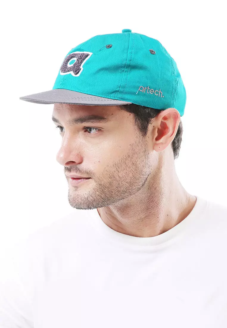 Drsh Aksesoris Fashion Topi Baseball Unisex Bordir Huruf A Resizable Strap Material Cotton ORIGINAL - Tosca