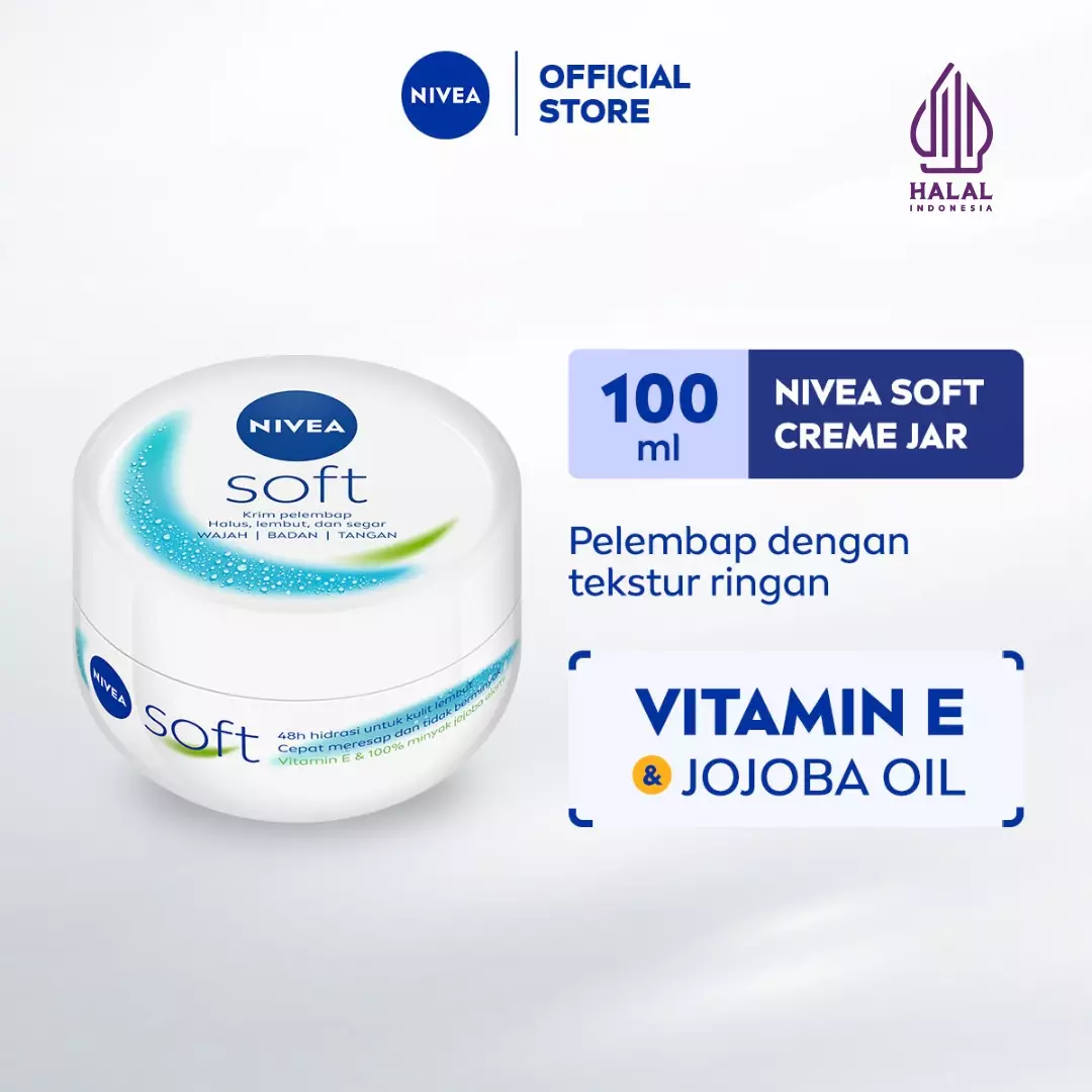 NIVEA Soft Jar 100ml - Twin Pack