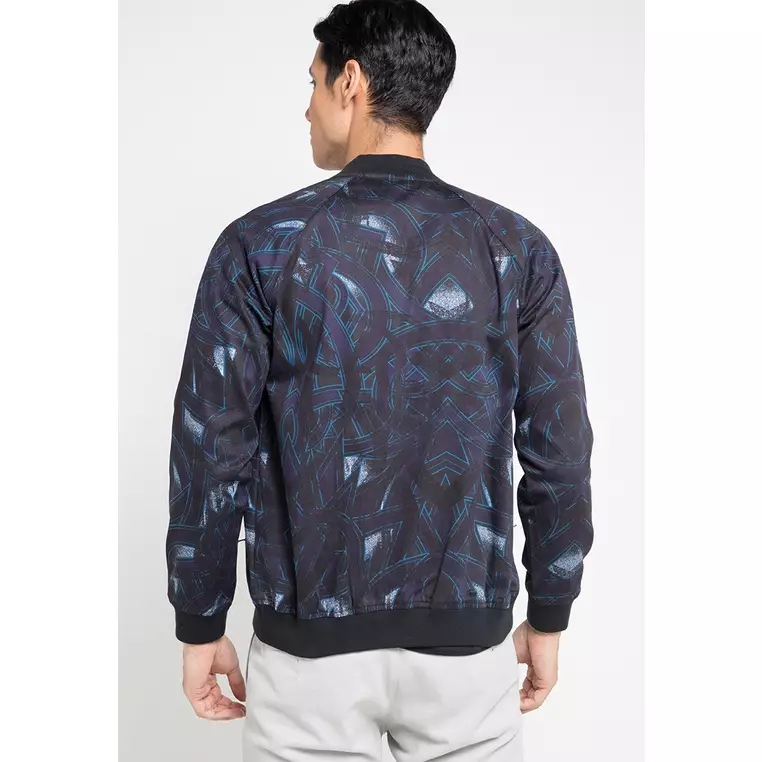 MANZONE Jacket Outerwear Pria SLIM FIT ROGIS - Black