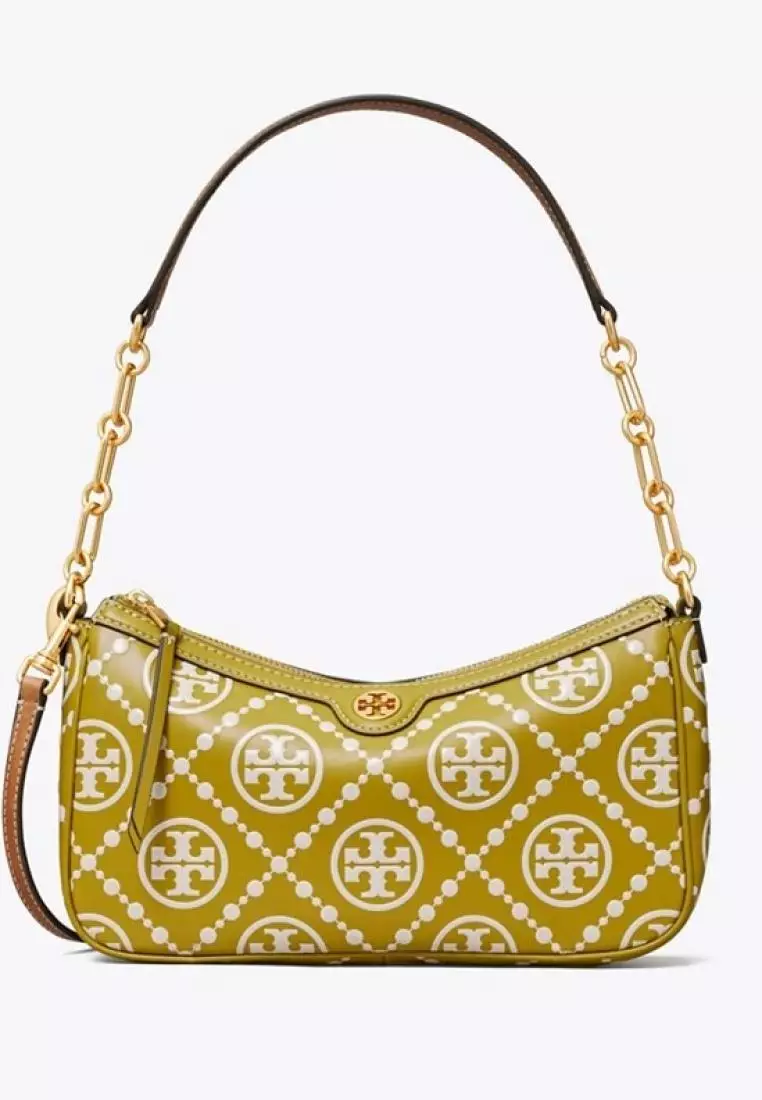 Tory Burch T Monogram Embossed Studio Bag Island Palm