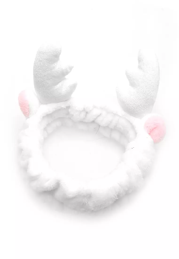 Diana Bandana Tanduk Rusa Tekstur Lembut And High Quality - Putih