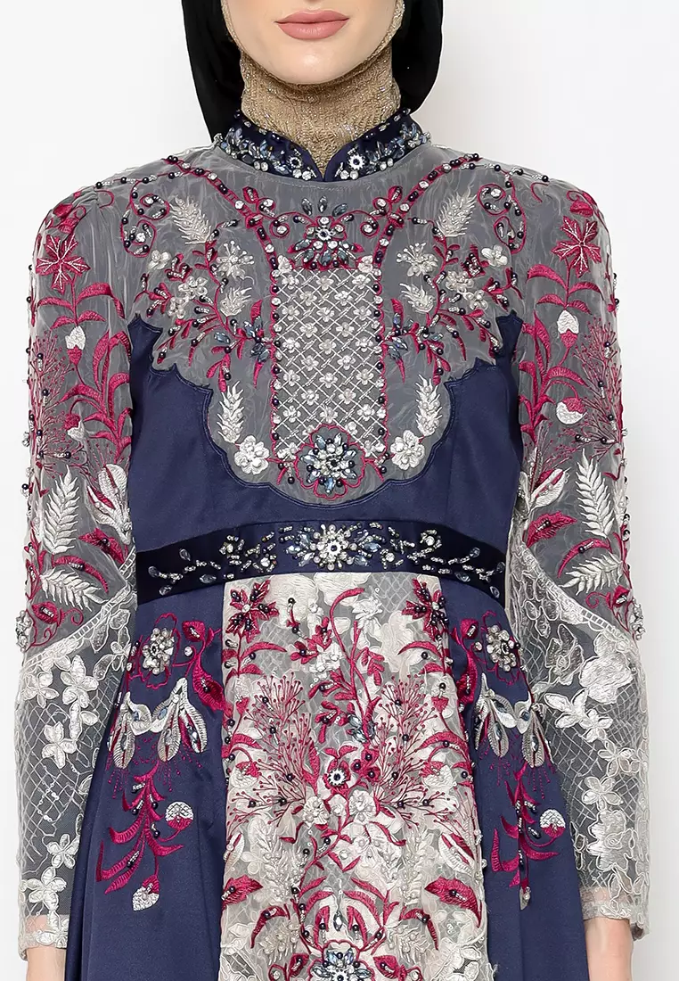 Bibiq Gamis Satin Organza