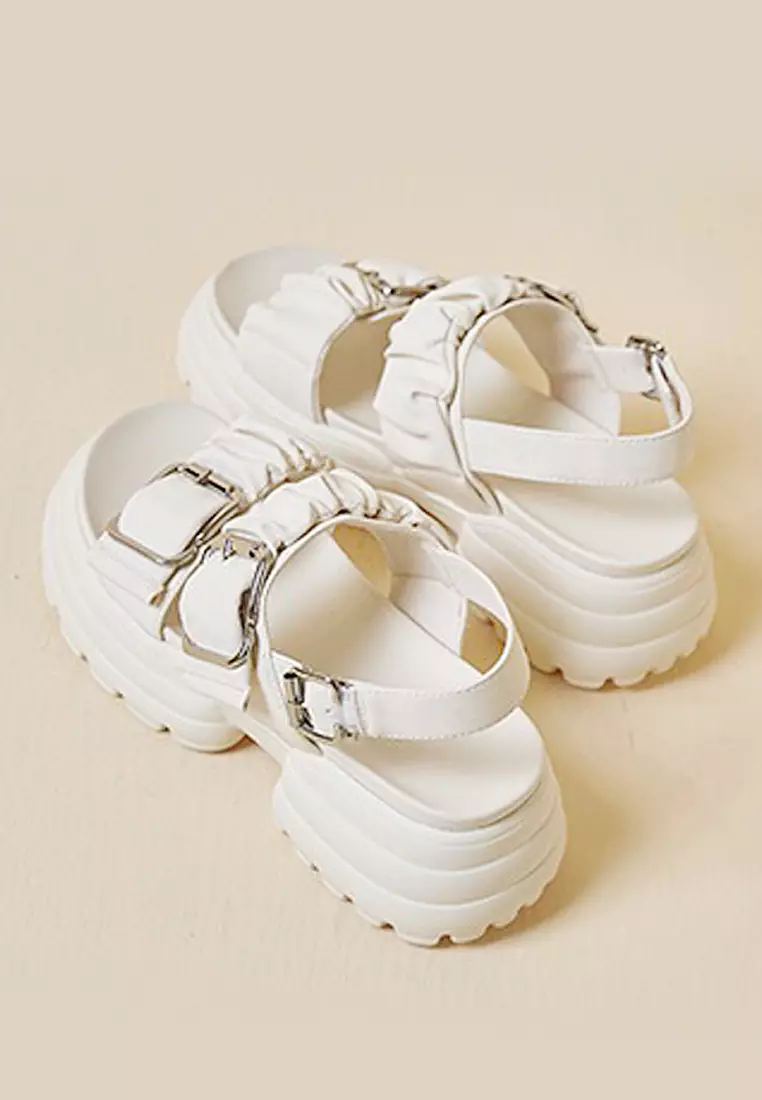 Twenty Eight Shoes VANSA Fashion Buckle Platform Sandals VSW-Ff85 
