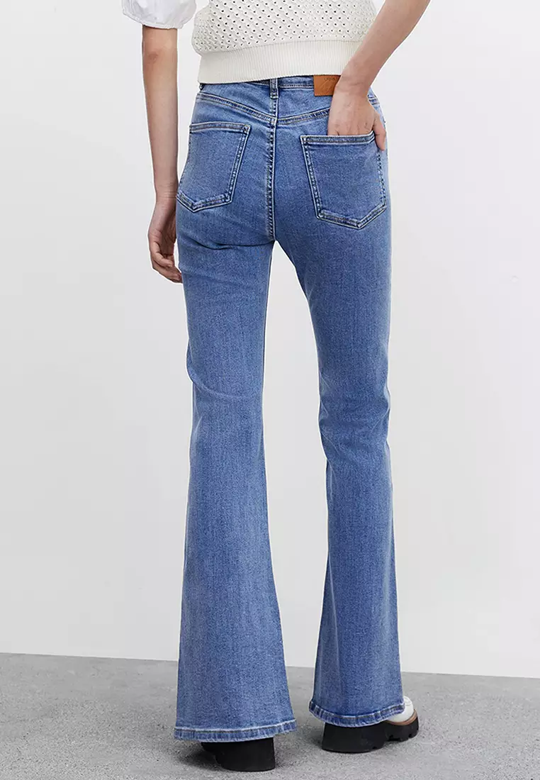 Urban Revivo Slit Flare Jeans 2024, Buy Urban Revivo Online