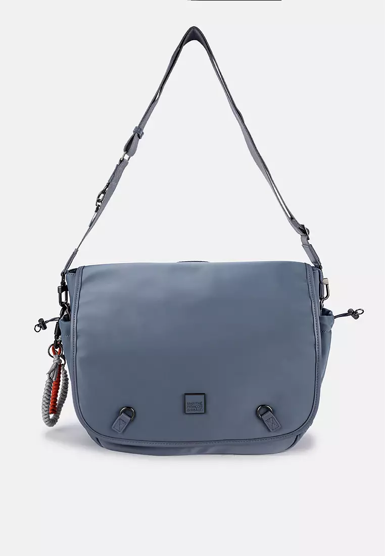 Buy Marithe + Francois Girbaud Men's NEU Messenger Bag Cloud Blue