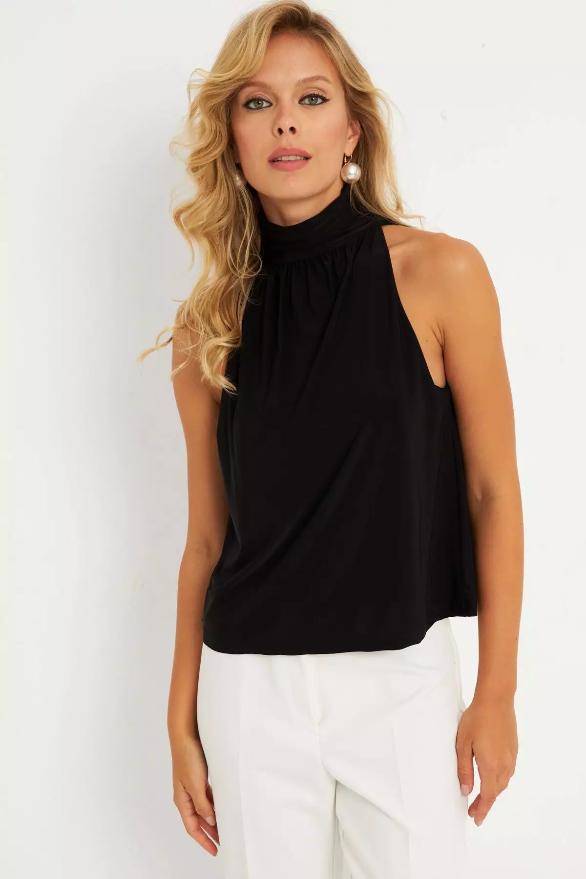 High Neck Blouse