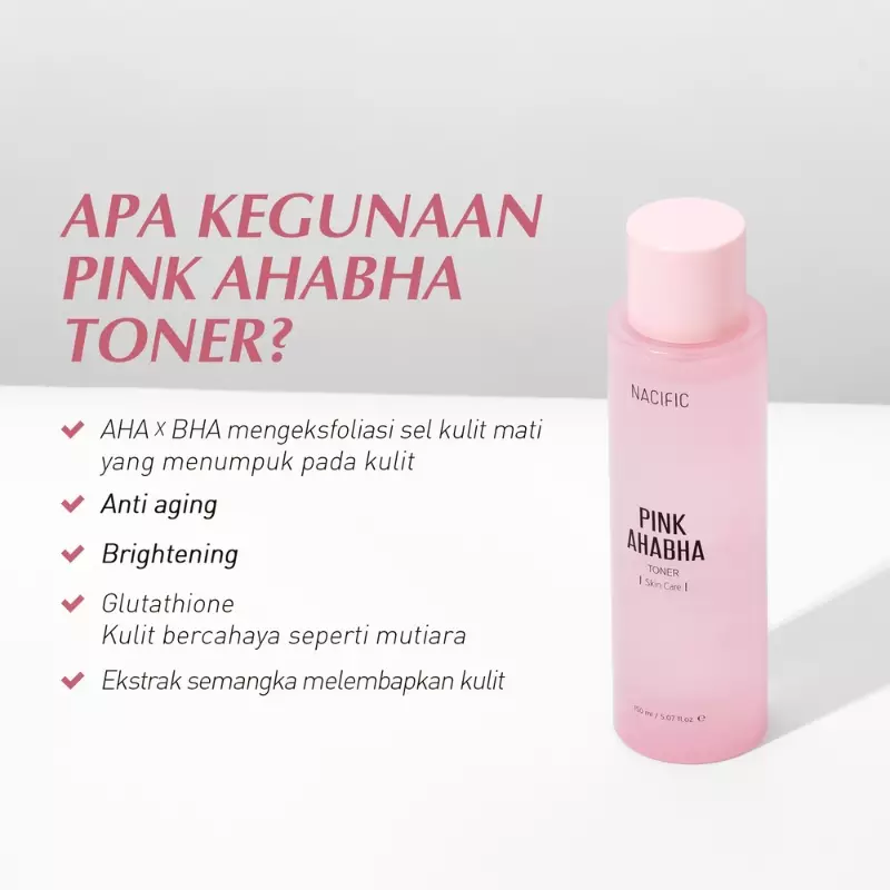 Nacific Pink AHA BHA Toner 150 ml