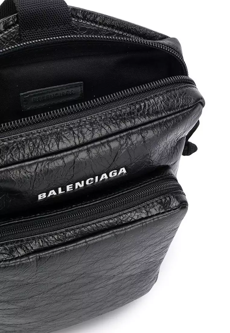 Explorer Crossbody Bag for Men in Black