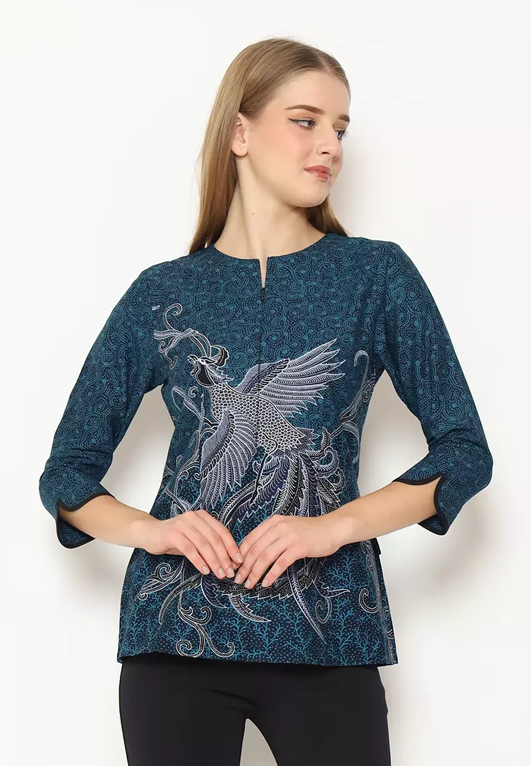 Hadinata Batik Wanita Blouse Callista Chairil