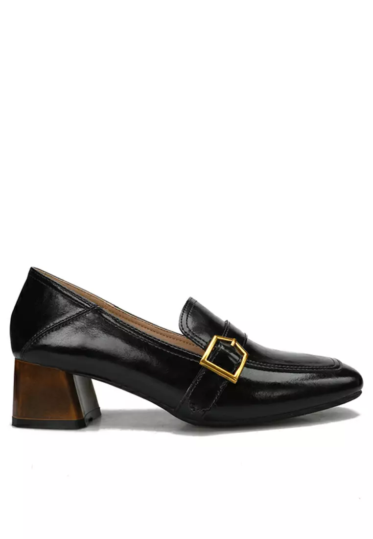 4CM Buckle Leather Loafer TE6988-5