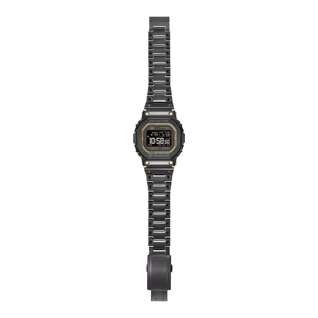 Casio G-Shock Jam Tangan Pria - Black Gold - Stainless Steel - GMW-BZ5000BD-1DR