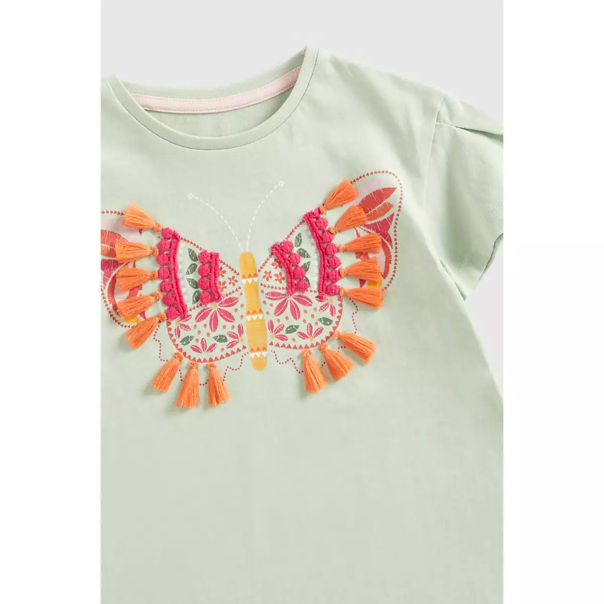 Mothercare Butterfly T-Shirt - Kaos Anak Perempuan (Hijau)