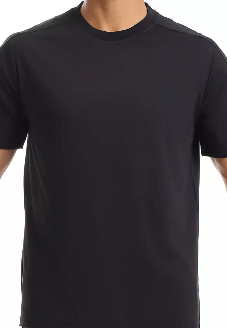 Forest Mens Stretchable Quick-Dry Sports Tee - 24160-01Black