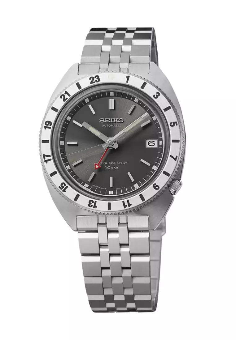 精工 Prospex “Navigator Timer” Land 機械 GMT 不鏽鋼錶帶限量版手錶 SPB411J1