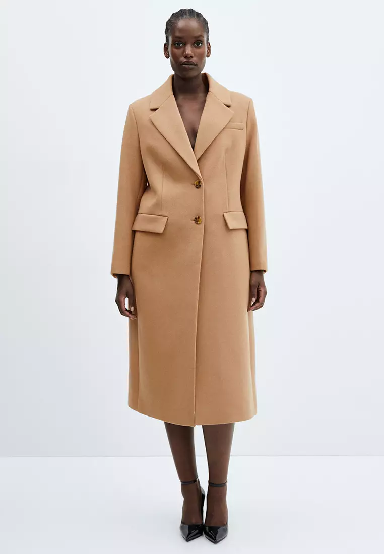 Buy Mango Wool Overcoat 2024 Online ZALORA Philippines