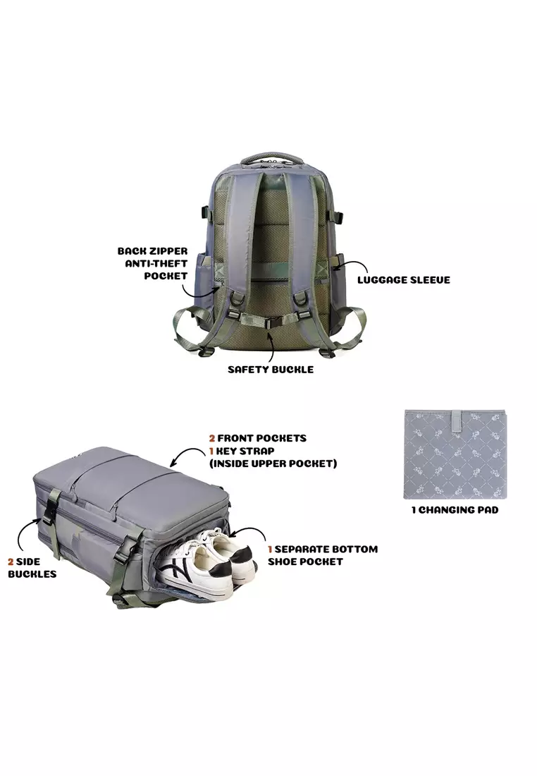 Buy COLORLAND Colorland Smart all-in-one Diaper Backpack (BP242-B