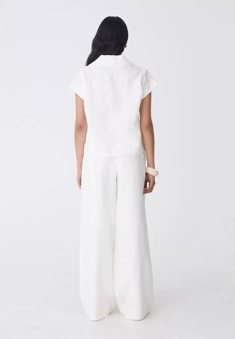 Ami Linen Collar Shirt