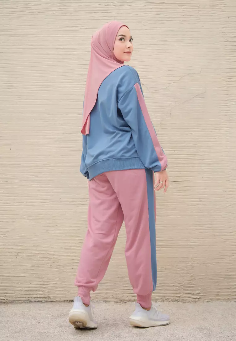 Zelena - Fairy Training Set | Setelan Olahraga Lengan Panjang - Blue Candy