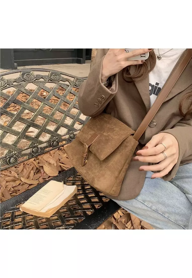 Drews Brown Shoulder Shopper Bags