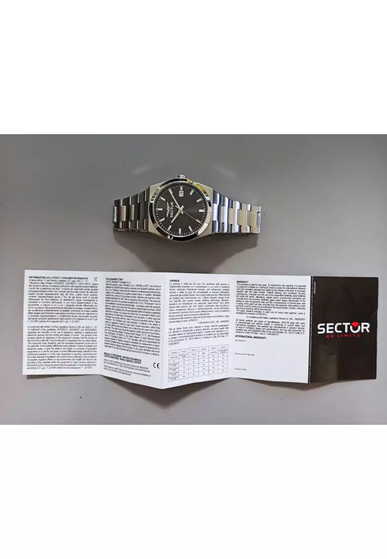 Buy Sector 【2 Years Warranty】Sector C300 Black 40mm Men's Quartz Watch ...